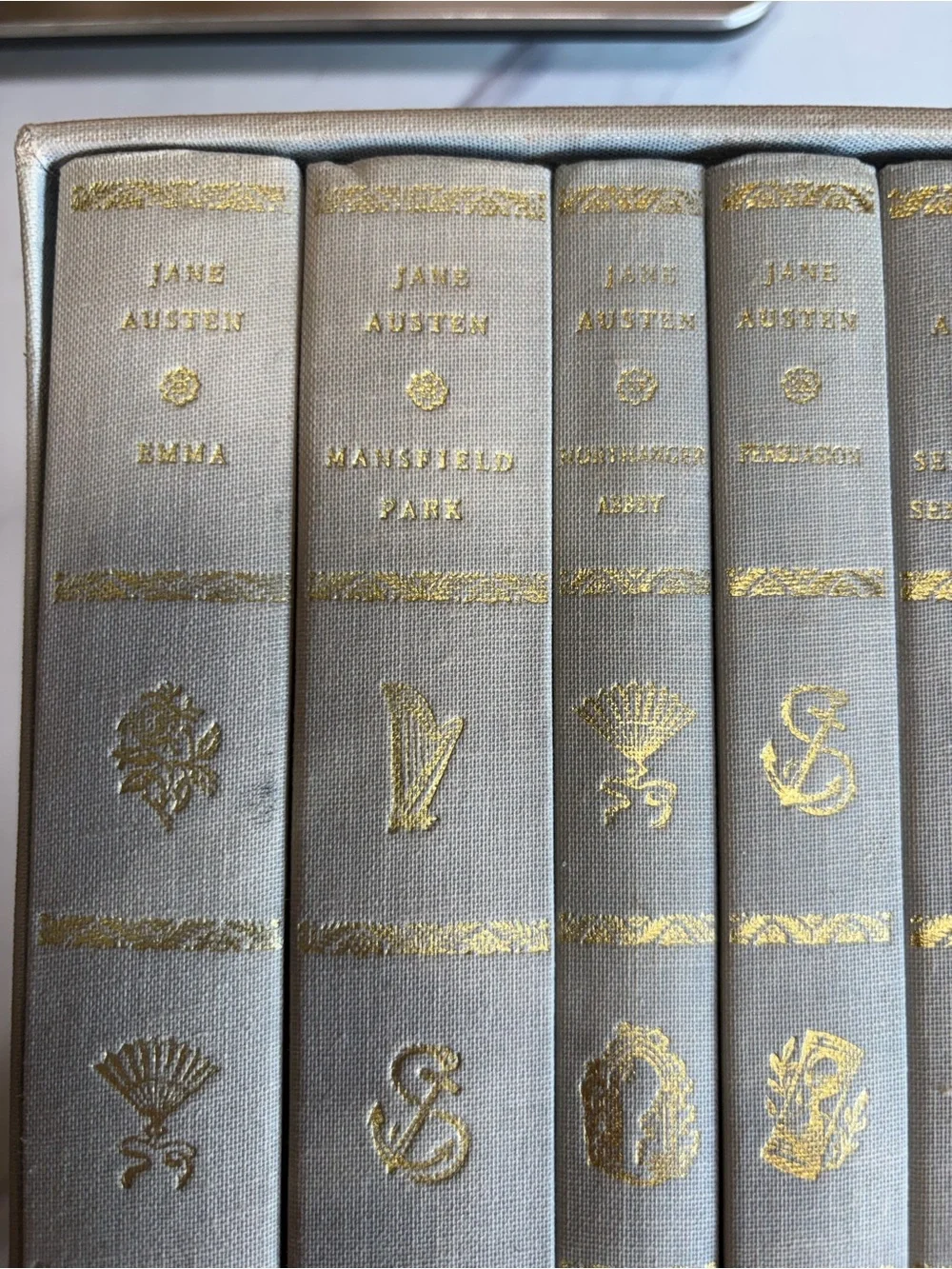 🔥 1989 Jane Austen Complete 7 Vol Set Folio Society Joan Hassall Slipcase🔥